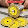 M10 Thread Diamond Cutting Disc Waterproof Mini Cutting Disc Portable Connecting Rod Adapter