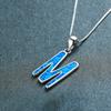 European and American Rose Gold Letter M Necklace Simple and Fashionable Mothers Day Gift Collarbone Chain