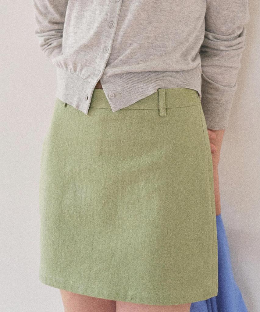 Manggomaenipeullijeu Weet Mini Skirt_Mint