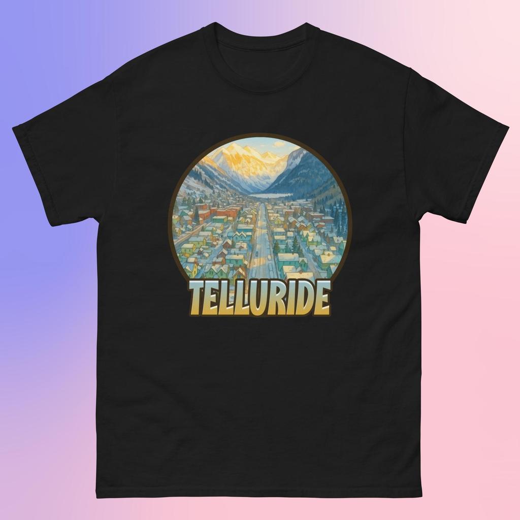 Telluride - Colorado USA Design 1 - Unisex Short Sleeve T-Shirt