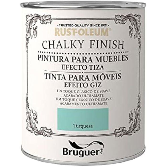 Maling for møbler - RUST-OLEUM - Chalky Finish - Turkis - 0,75 L
