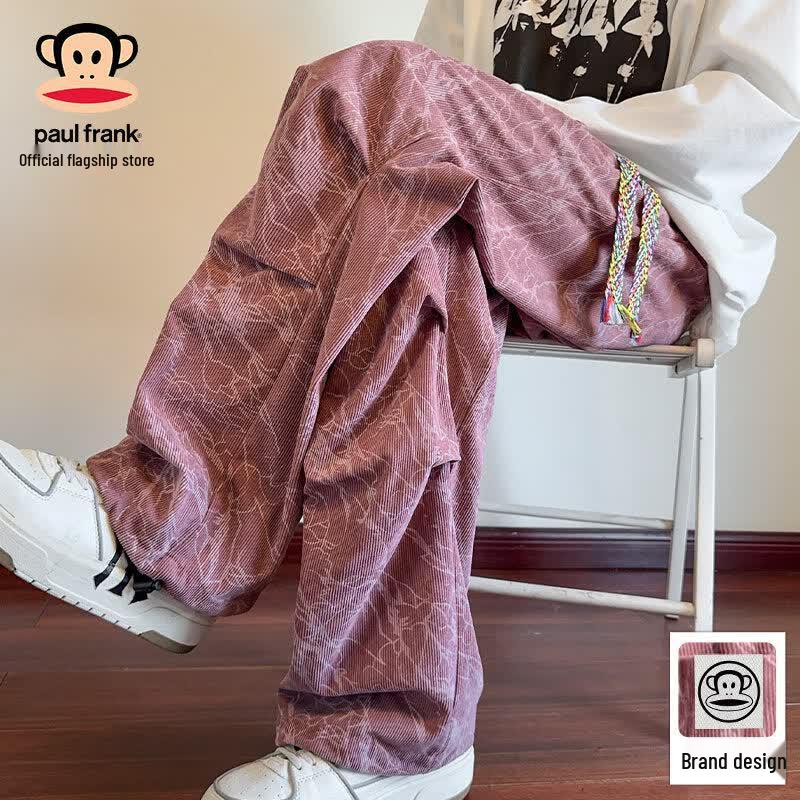 Paul Frank Men s Tie-Dye Wide Leg Casual Sports Pants XL