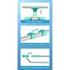 NEW Extendable Window Glass Cleaning Household Tool High Building Retractable Pole Wash Dust Cleaner Brush Dry Wet Scraper Wiper