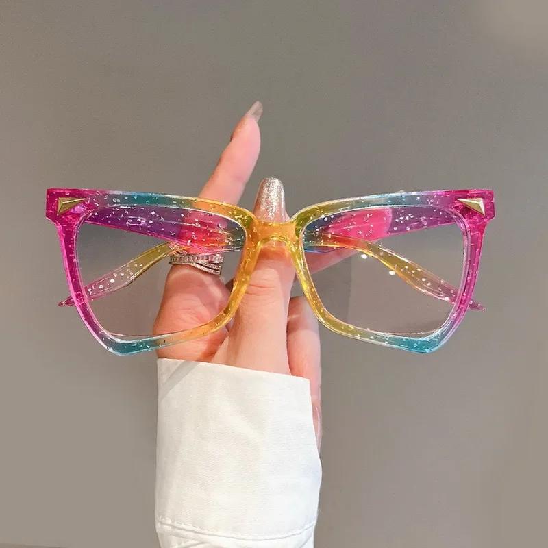 Fashion Irregular Sunglasses Butterfly Frame Colorful Sunglasses Y2k Large Cat Eye  Trendy Sun Glasses Outdoor Sun Shade Eyewear