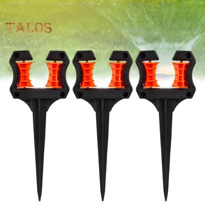 Guide de tuyau à pointe avec rouleau, support de positionnement précis du tuyau d'arrosage, piquet de guidage pour l'irrigation du jardin et de la cour
