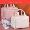 Pu Material Large Capacity Organizer With Letter Pattern For Travel And Daily Use