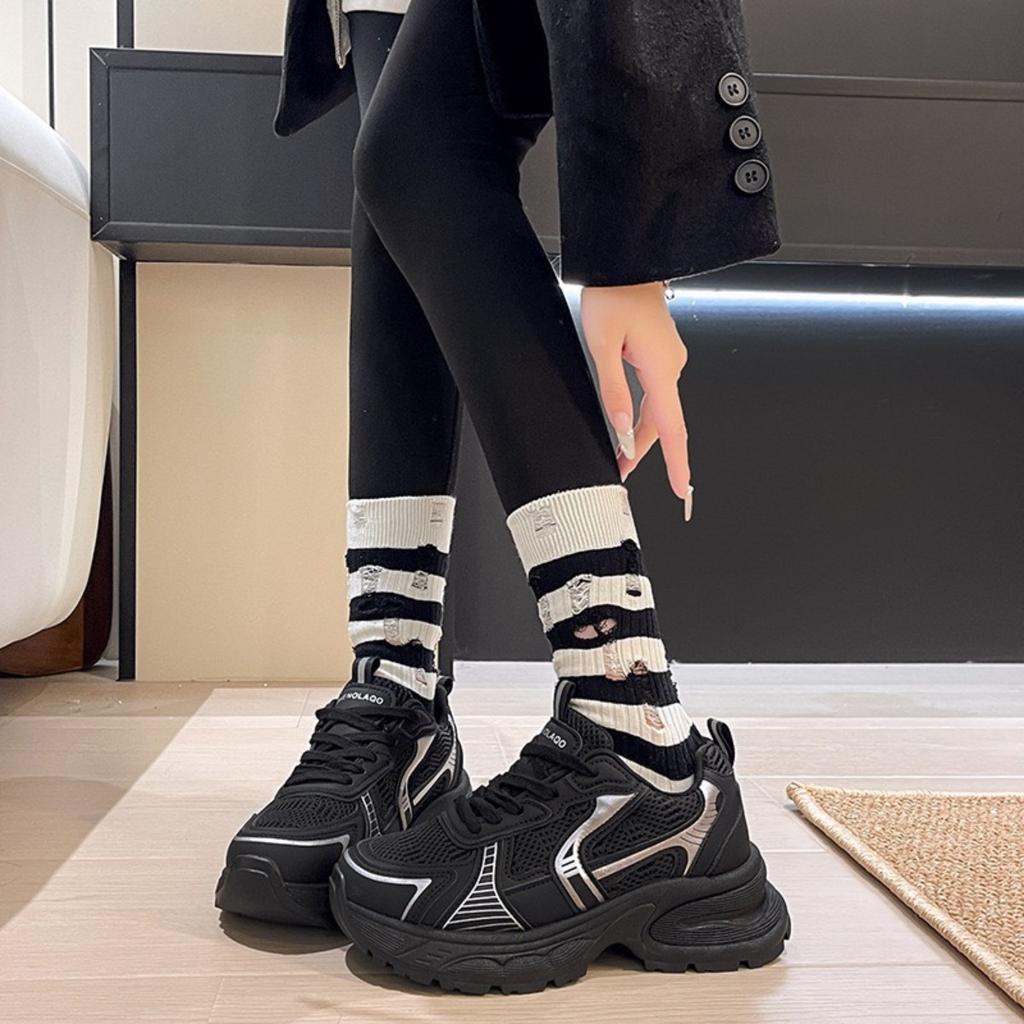 Women's Fashion Sneakers New Casual Running Sneakers Design Luxury Women's Shoes Breathable Tennis Shoes Platform Shoes