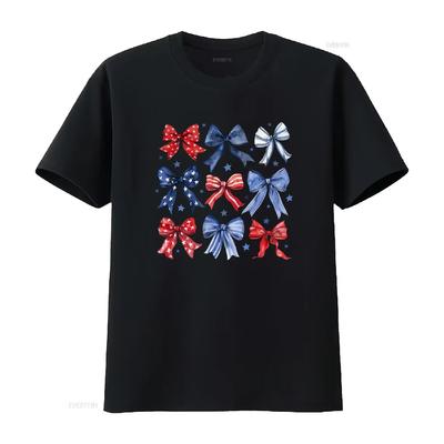 USA T-Shirt Comfort Colors Damen 4. Juli Coquette Trendige Shirts Patriotisch Amerikanisch Vintage Gewaschene Mode Herren Dehnbar