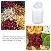 LEDMOMO 3L Glass Canister with Mason Jar Lid Kitchen Canister Food Storage Container Cylinder Bottle for Canned Grain Sugar Tea Coffee Transparent