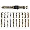 Camouflage Camo Armband für Apple Iwatch 7 6 Se 5 4 3 2 1 Band Stoßfest und Leicht