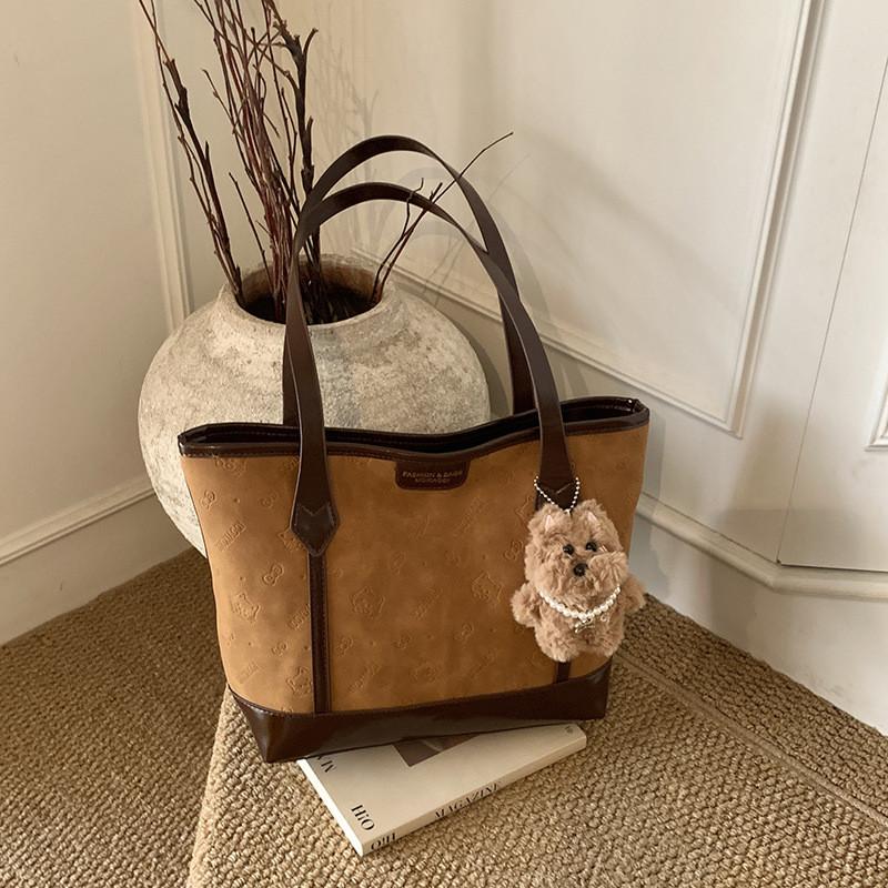 Pu Tote Bag For Women With Street Style Large Capacity Daily Use