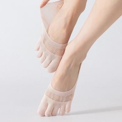 Γυναικείες Καλοκαιρινές Λεπτές Αντιβακτηριακές Δροσερές Διχτυωτές Αόρατες Πενταδάχτυλες Κάλτσες Boat