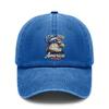 [Patriotic Baseball Cap] 2026 Anniversary Eagle Print Polyester Adjustable Washed Cap Unisex Vintage Sun Protection Casual Outdoor Sports Hat For