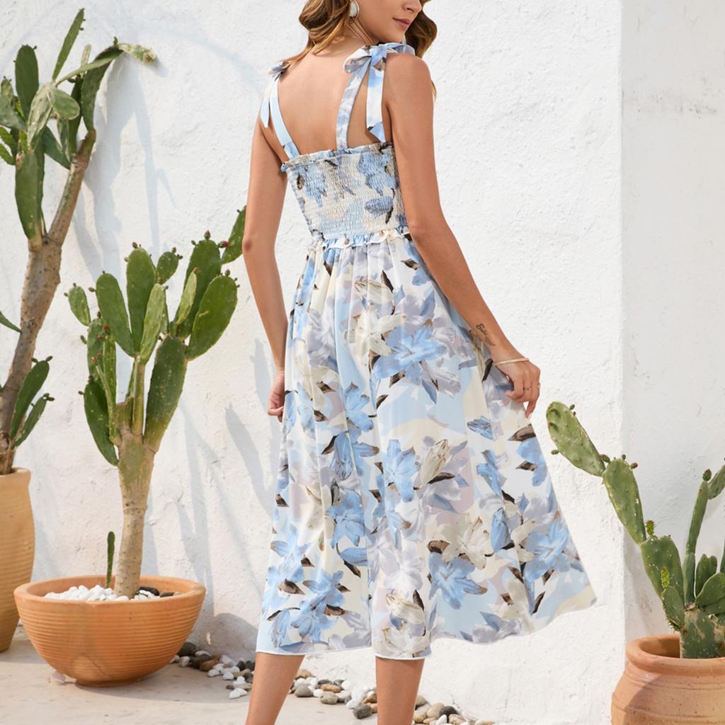 Women's Summer Dress Casual Loose Long Beach Vacation Dresses