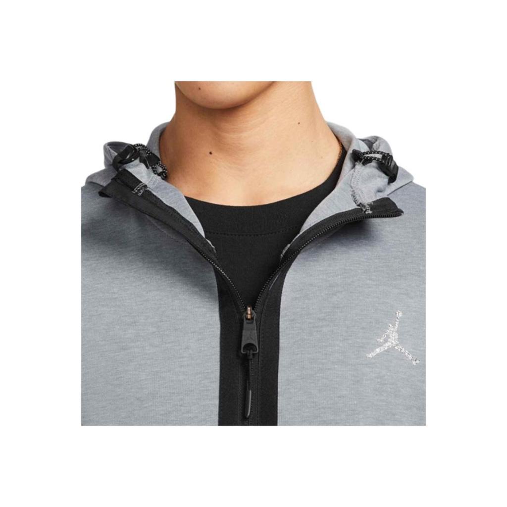 Jordan Sudadera Deportiva con Capucha y Bolsillo de Contraste para Hombre Tops Gris Carbón DJ0876-091