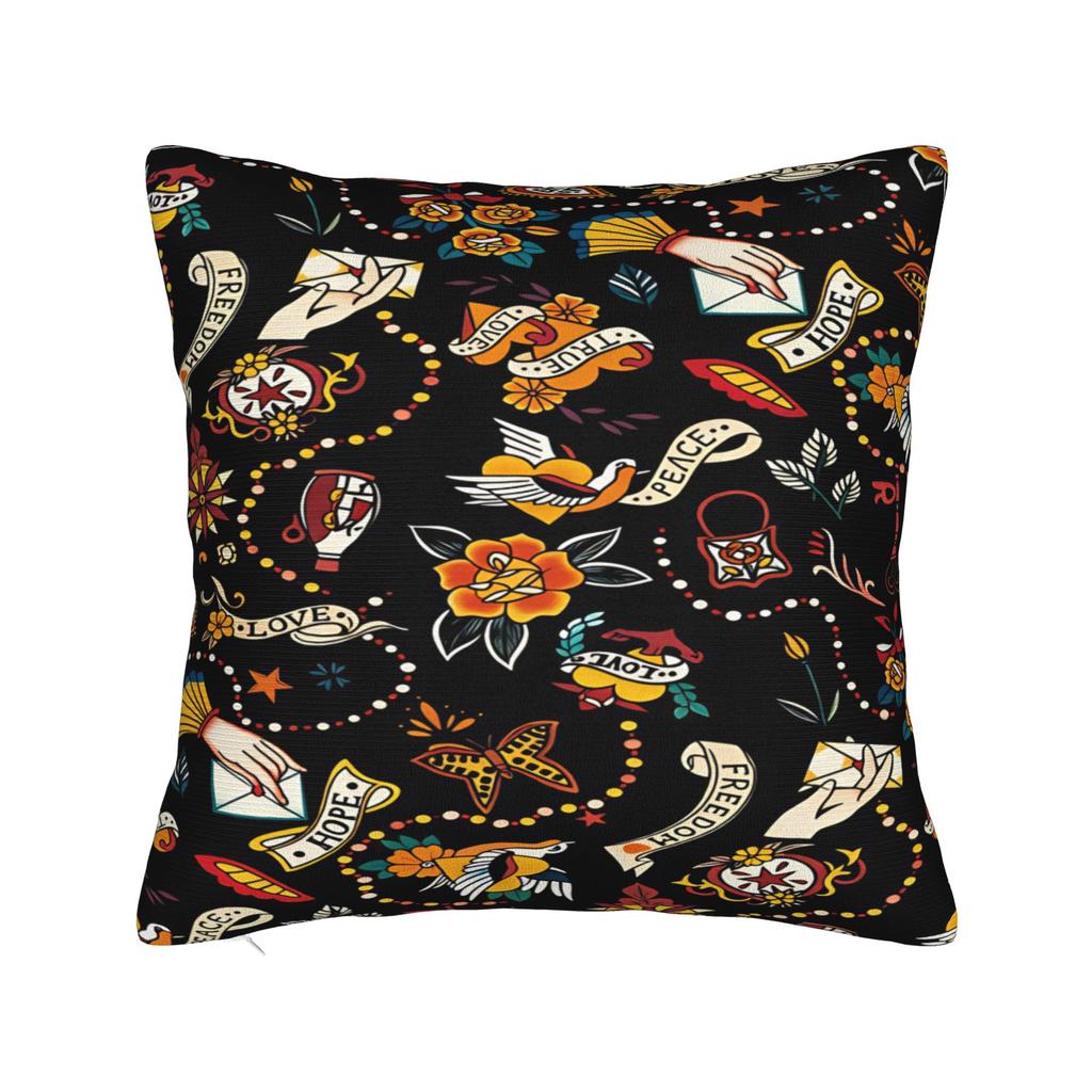 Pillow Cover Flying Leaping Pig Funny Pillow Case For Living Room Sofa Pillowcases