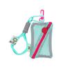 Small Capacity Square Mesh Storage Pouch Portable Clear Mesh Bag Creative Change Storage Bag  Men