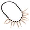 Artificial Horn Beads Necklace Tribal Cosplay Costume Party Fancy Dress