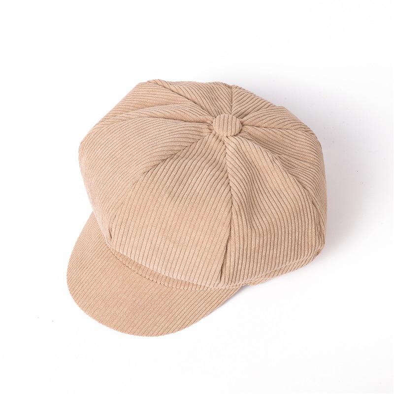 Beret Women Newsboy Cap Vintage Beret Painter Hat Winter Hats For Women Men Octagonal Caps Female Bone Solid Color Casual