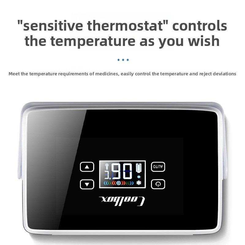 Insulin Cooler Portable Refrigerator USB Charging Medication Low-Temperature Storage Box Small Car Refrigerator For Family