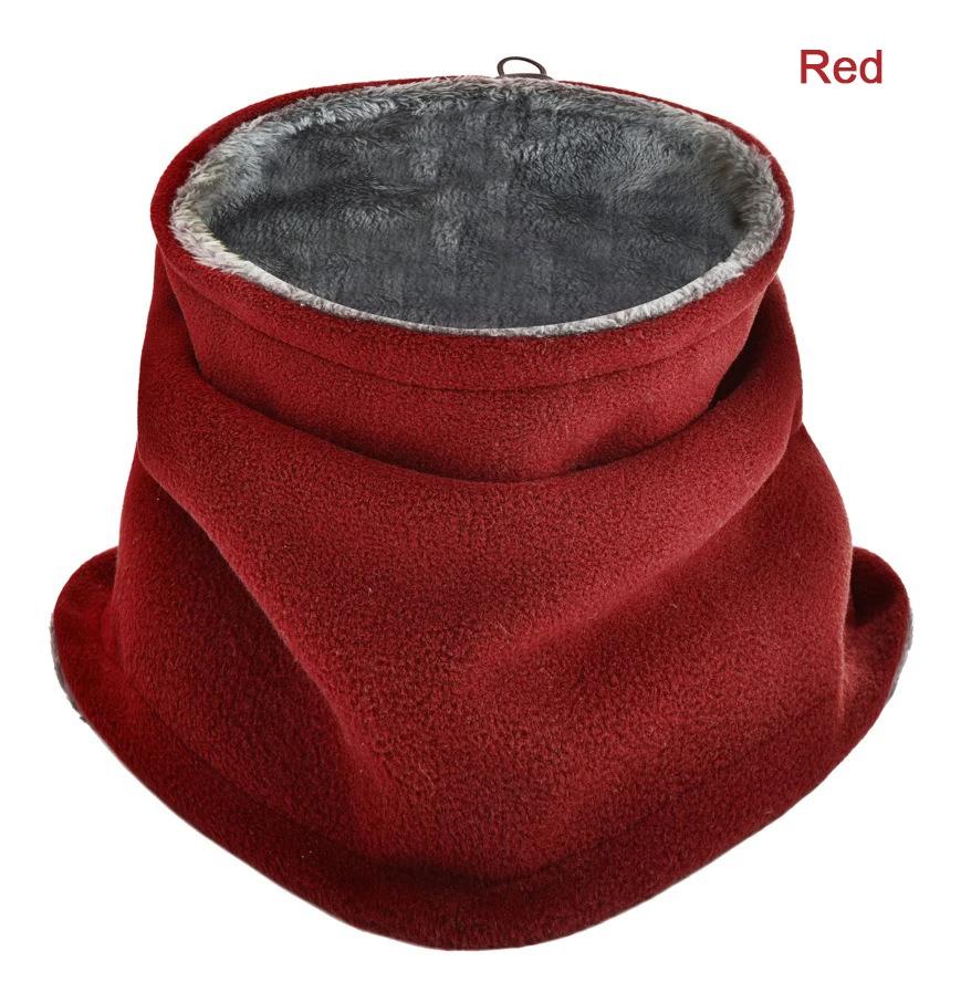 Multifunctional Thermal Mask Winter Cycling Thread Windproof Fleece Scarf Cotton Hat For Motorcycle Skiing Camping Hiking Outdoo
