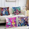 Anime Welcome To Demon School Iruma-kun Pillow Case Pattern Printed Pillowcase for Living Room Sofa Cushion Cover Bedroom Decor