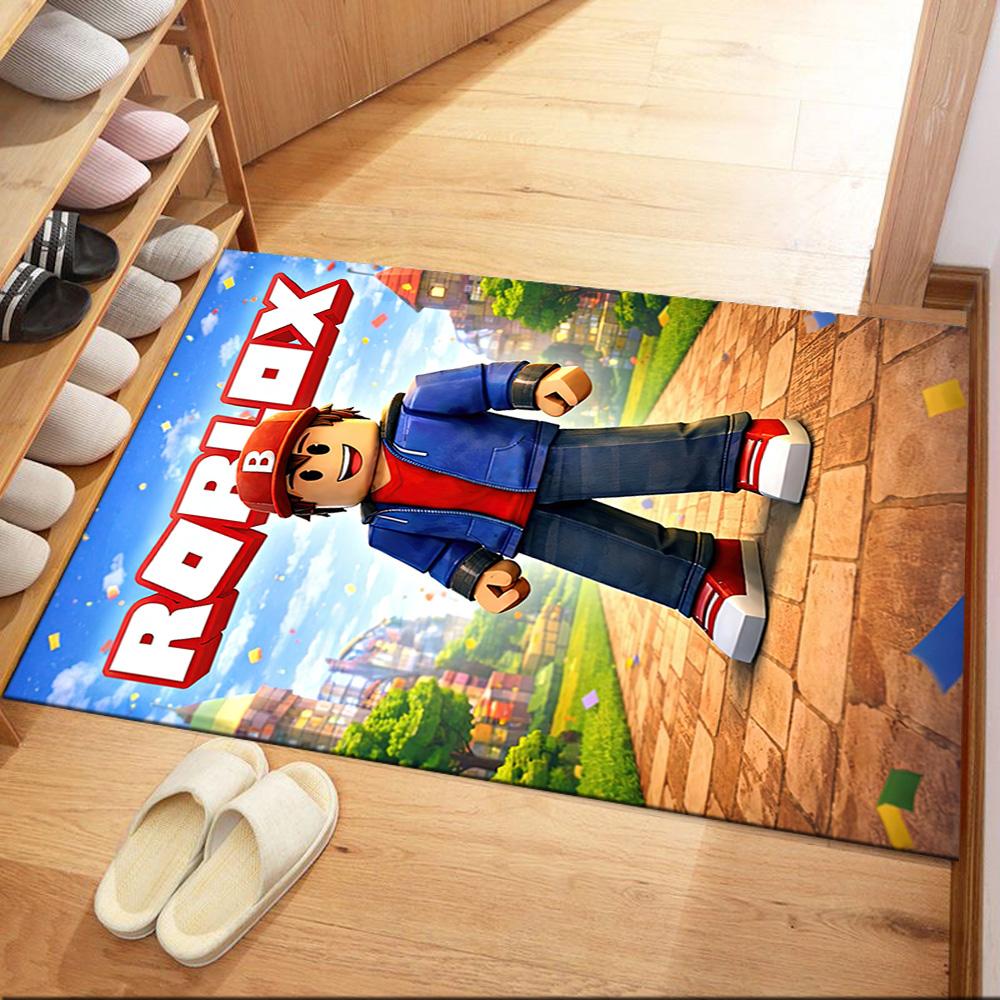 Roblox Virtual Arena Adventure Square Rugs Are a Great Choice for Living Rooms, Bedrooms, Home Décor, and As Gifts.