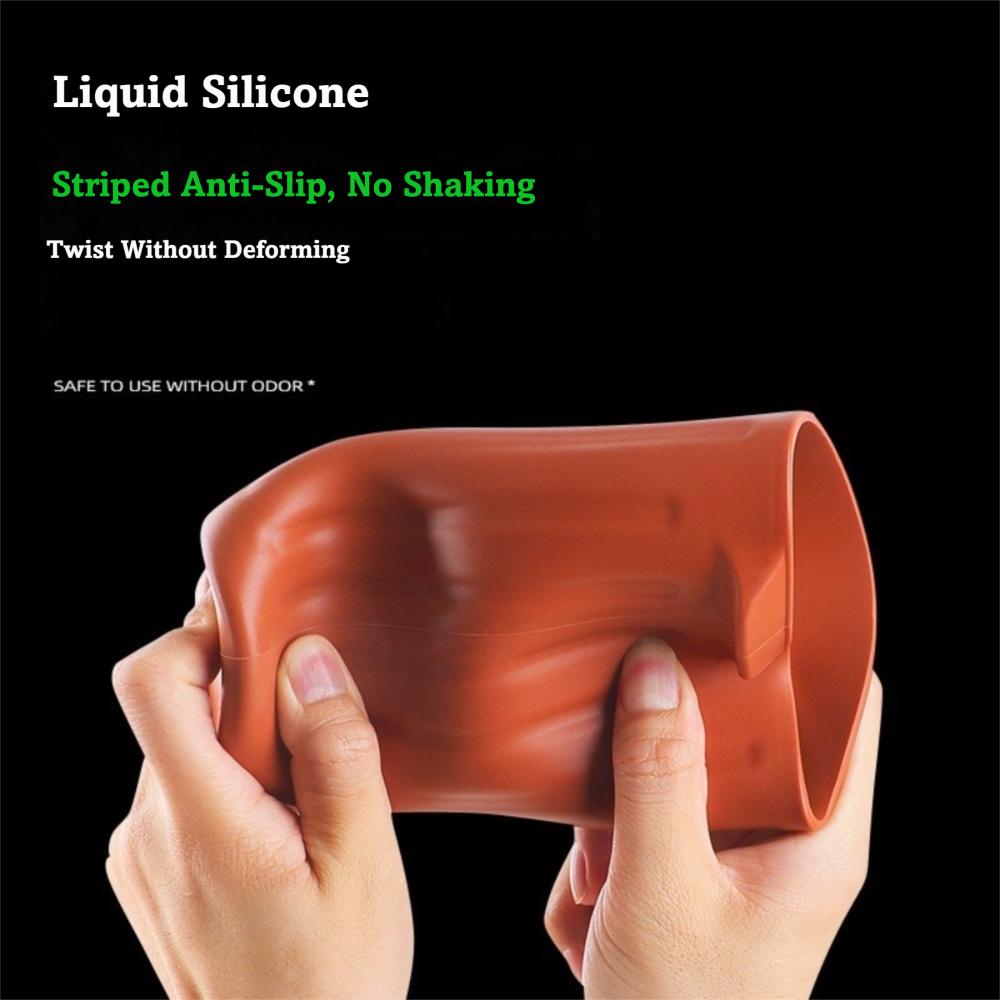 Silicone Car Cup Holder Anti-Slip Design Trash Bin Organizer  Car Interior Accessories