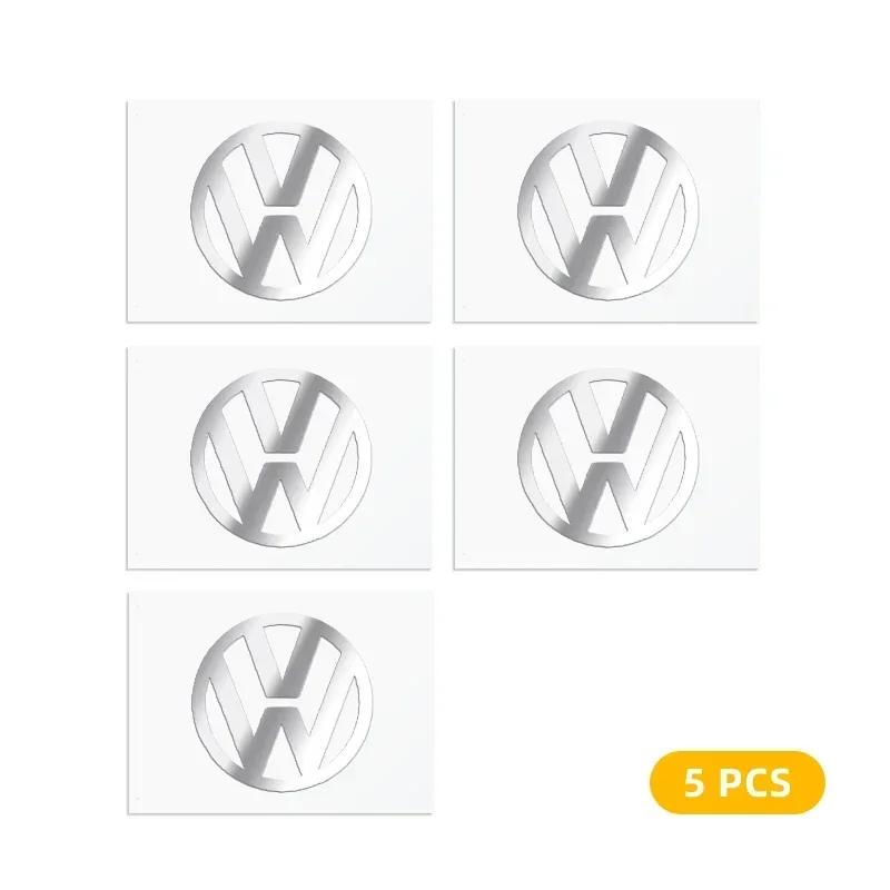 

3D Metal Car Emblem Logo Decorative Stickers Badge Decal Interior Styling For Volkswagen VW Golf 4 7 MK3 4 7 Touran Polo Passat
