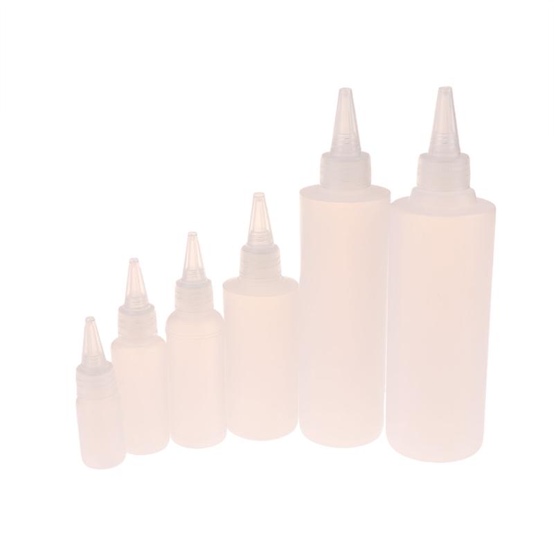 10-1000Ml Empty Plastic Squeeze Dropper Bottle With Screw Cap Semi-Transparent Eyes Liquid Ink Oil Paint Pigment Container