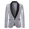 Casual Suit Men's Stage Personality Solid Color Suit Jacket Men