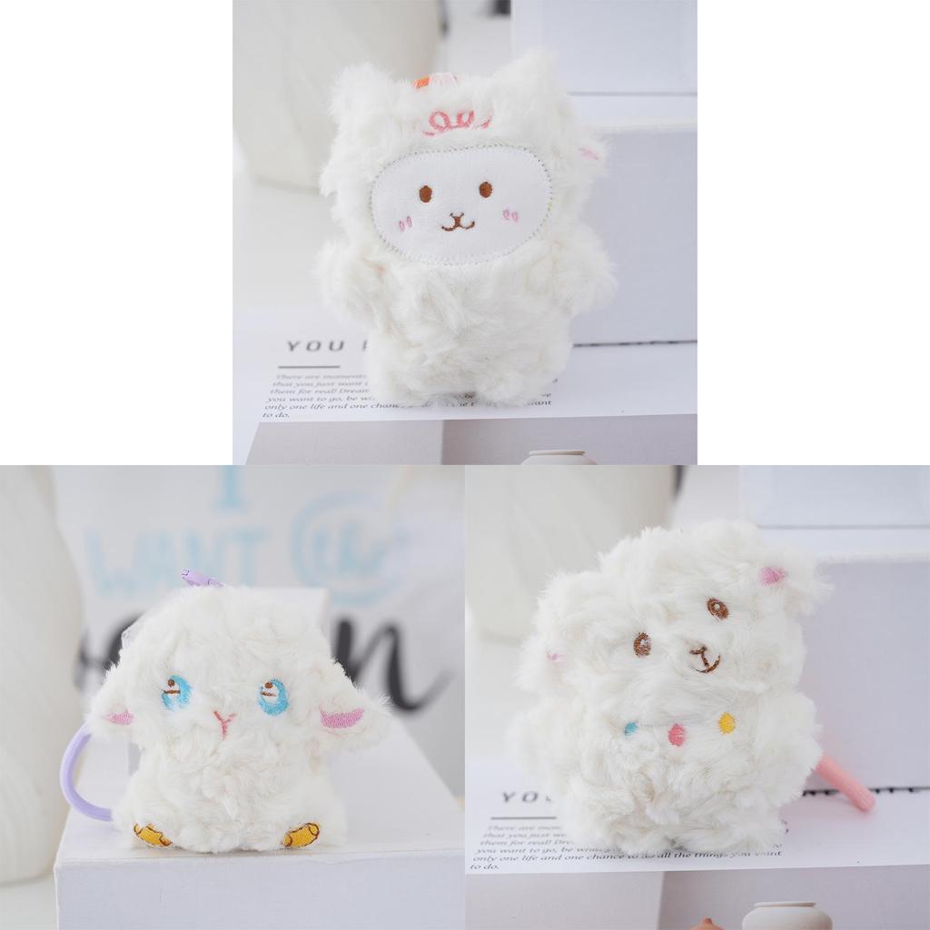 Plush Sheep Keychain With Soft Pp Cotton For Kids And Adults