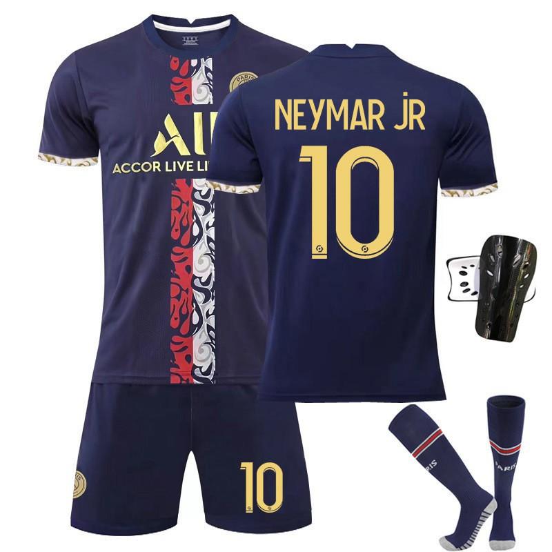 22-23 New Paris Home No. 30 7 Mbappe 10 Neymar Jersey Set Football Quick Dry
