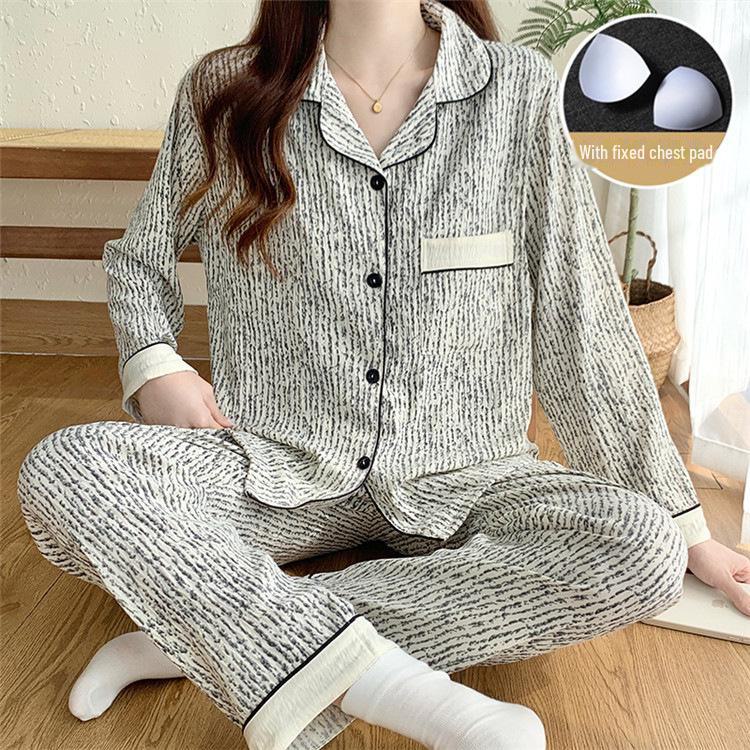 

Пижама для кормления Cloud Cotton для беременных женщин — длинные рукава, накладки на грудь, идеально подходит для послеродового периода и кормления грудью. Extra Large (XL)