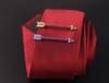Men's Stylish Silver & Gold Tie Clip Set - Modern, Sleek Designs