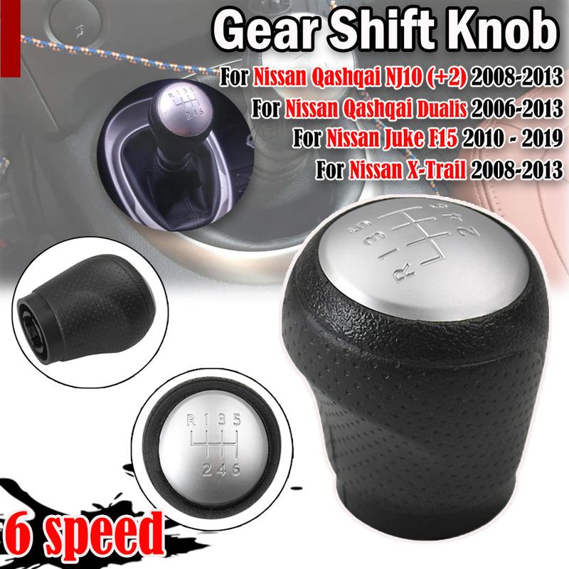 

New Gear Shift Knob For Nissan Juke F15 Qashqai J10 Dualis X-Trail Stick Shifter Lever Pen Handle Replacement Parts 2006 - 2013
