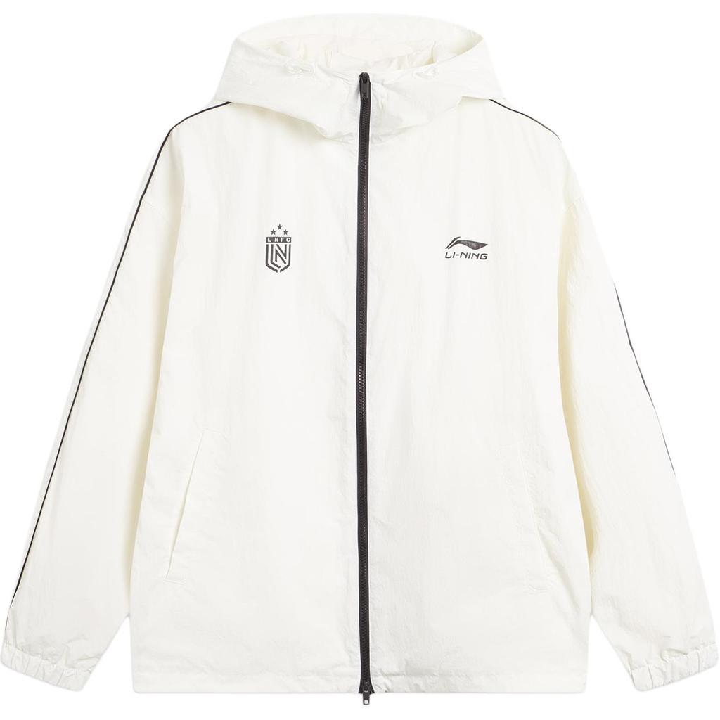 Li Ning Sports Lifestyle Series Brand Logo Hooded Zipper Casual Windbreaker Unisex Outerwear AFDVH29-4