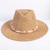 Popolare Cappello di Paglia Classico Western da Cowboy Estivo Vuoto con Ampia Tesa Cappello da Sole Cappello di Paglia Intrecciato a Mano