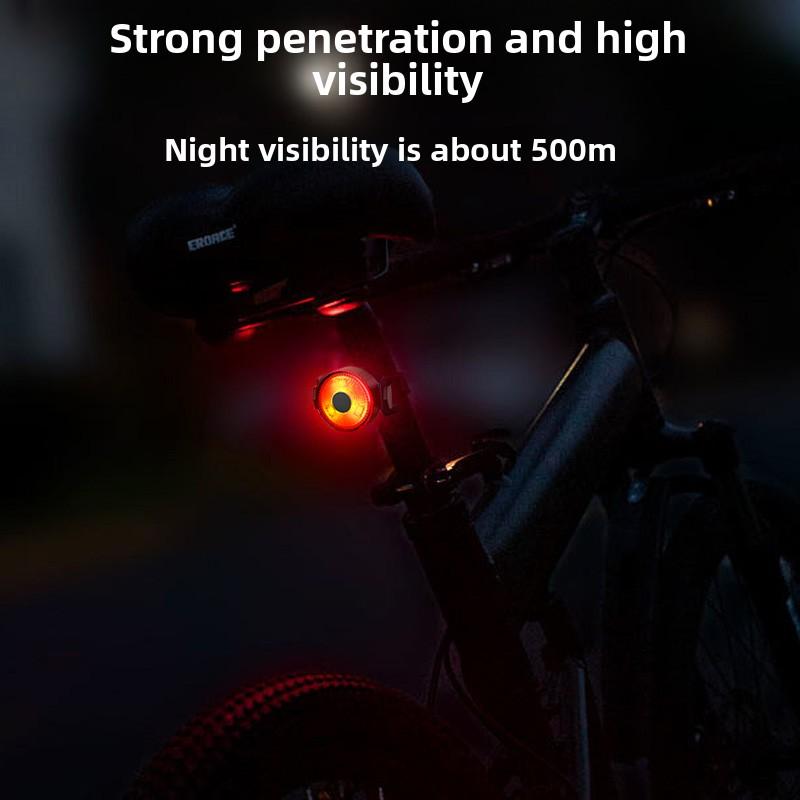New Strap Bicycle USB Charging Creative Taillights Mountain Bike Outdoor Night Riding Taillights Riding Equipment Accessories