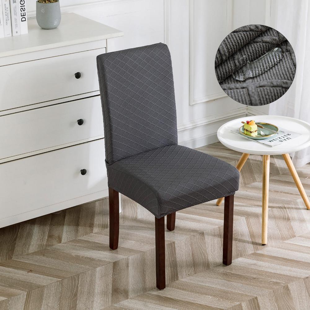 Waterproof Chair Covers for Home Use Dustproof Dining Chair Slipcovers Easy To Clean and Durable