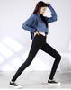 Women's Black High Waist Velvet Skinny Pants - Autumn/Winter Warm Pencil Leggings