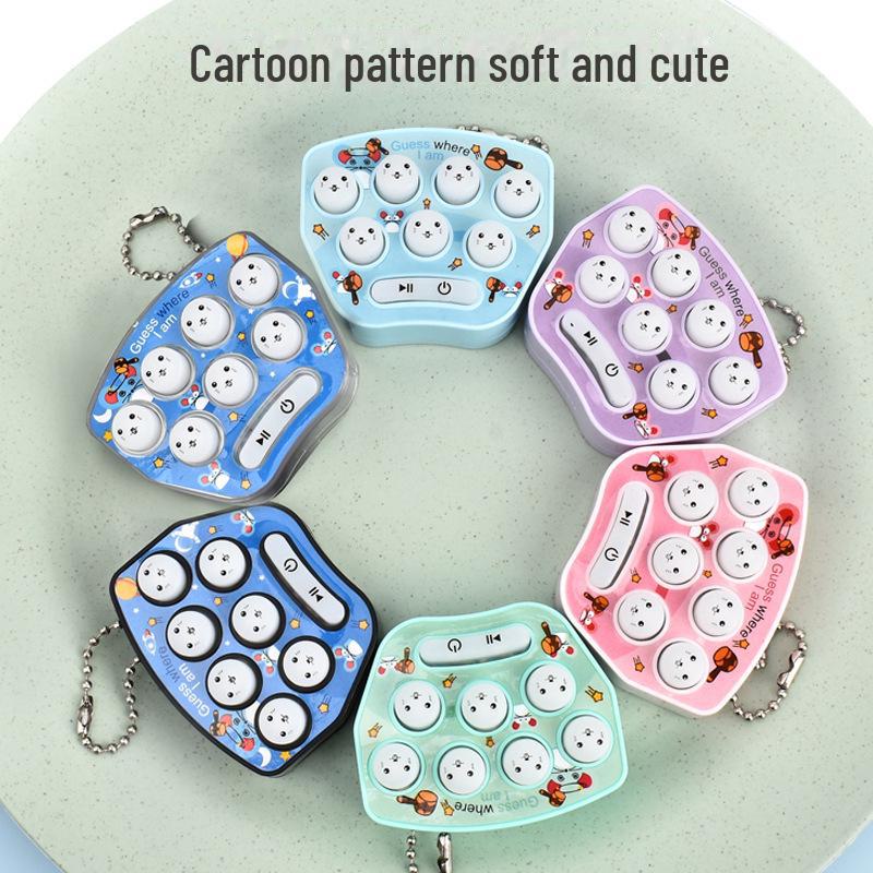 Children’s Mini Whack-a-Mole Educational Handheld Game Keychain Toy