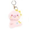 Adorable Dinosaur Plush Keychain Soft Snow Mink Stuffed Toy For Bags And Gifts