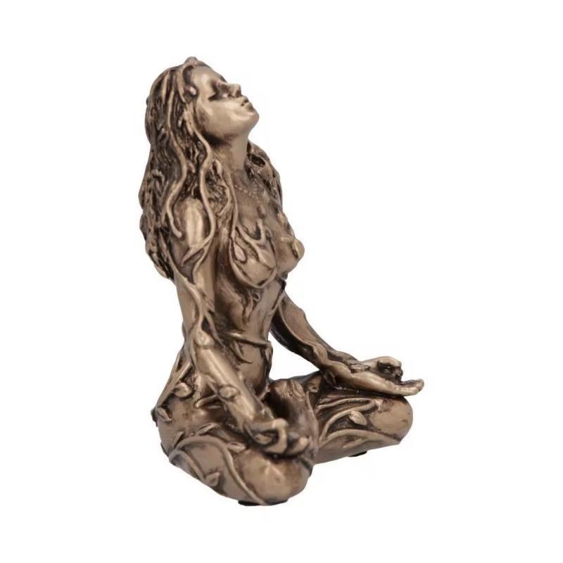 Socha Matky Země Mini Gaia víla Dekorativní Socha Buddhy Dekorativní figurky Bohyně Léčivá čakra Meditace Home Decor