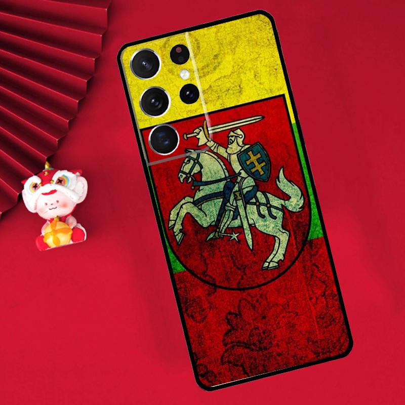

Lithuania Flag Case For Samsung Galaxy S24 S23 Ultra S22 Note 10 Plus Note 20 S9 S10 S21 FE S20 FE Cover Galaxy S23