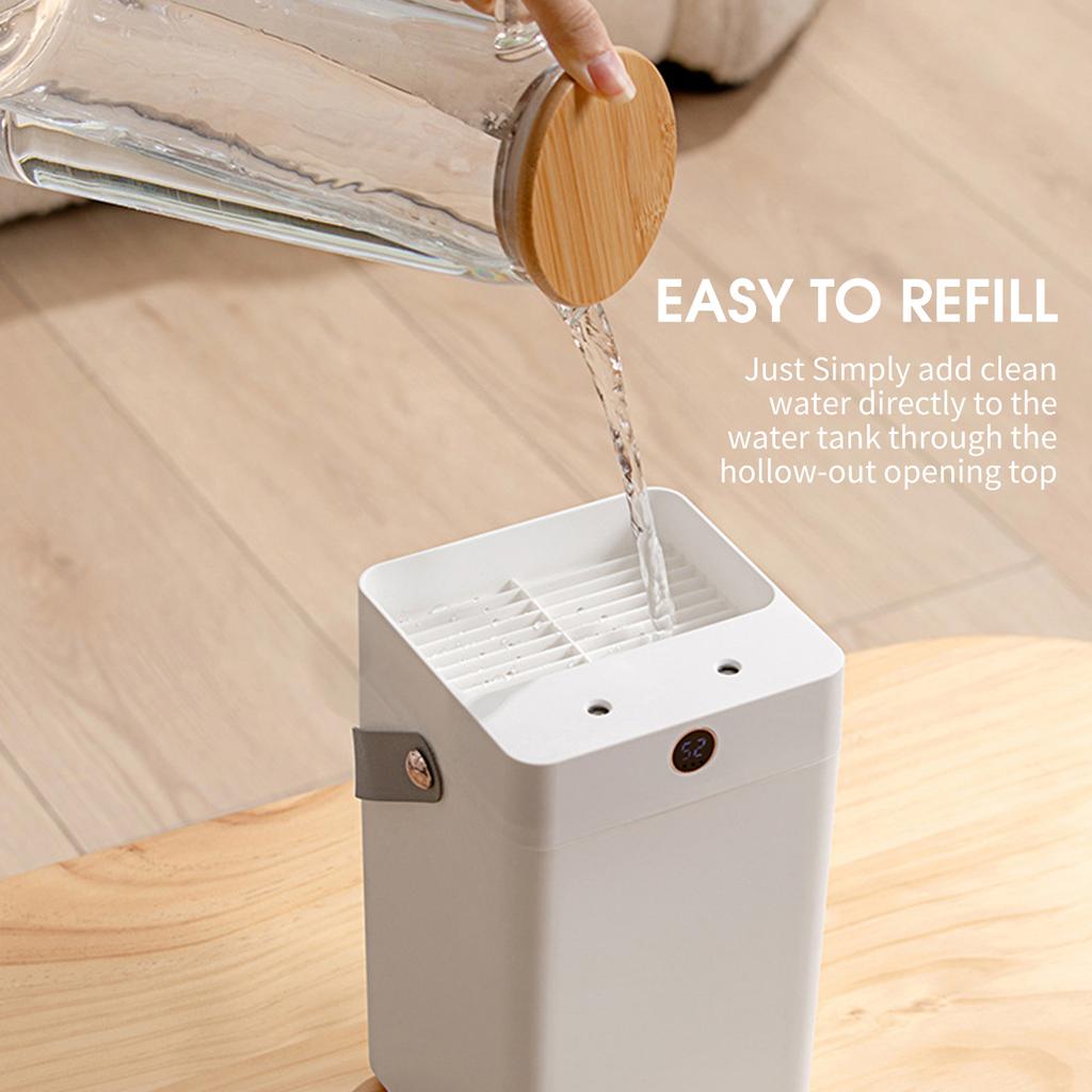 3L Mist Humidifier Dual Spray Cool Mist Humidifier Quiet USB Powered Bedroom Humidifier 2 Spray Modes Top-Fill Humidifier for Room Car
