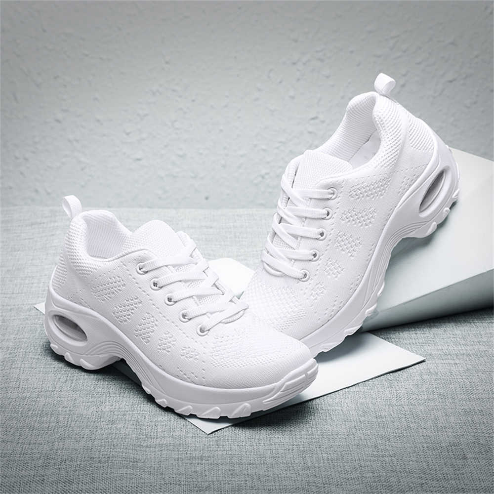 Fashion High Platform Breathable Summer Sneakers Ladies Womens Loafer Shoes Women Trainer Sport Mobile Super Sale Trend From China