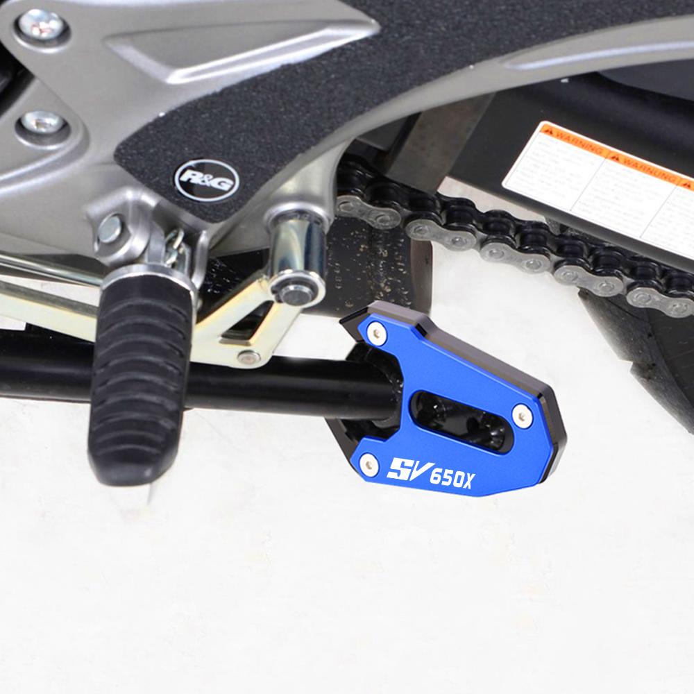Kickstand Side Stand Enlarge Extension Support Plate For SUZUKI SV650X 2018-2022 SV650 SV 650 2015-2022 SFV650 SFV 650