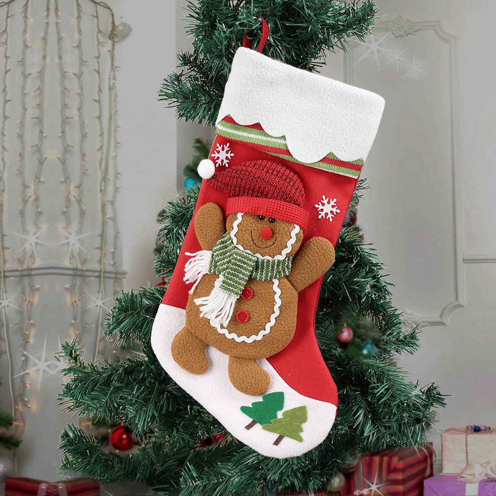 Christmas decorations, creative cartoon-shaped gift socks, for home Christmas scene decoration