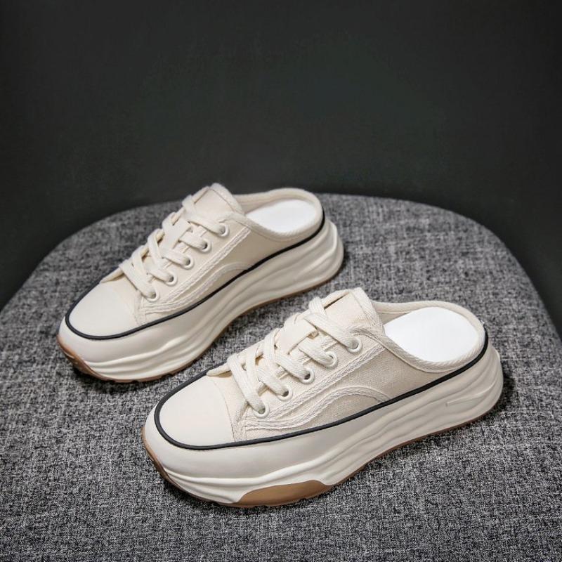 

Папины кроссовки женские летние новые студенческие платформенные спортивные туфли женские повседневные с сумкой и холщовые полушлепанцы 36